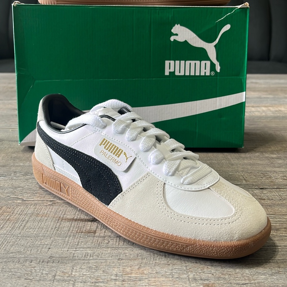 NWT Puma Palermo Leather Women's Sneakers - 39764701 - Picture 11 of 16